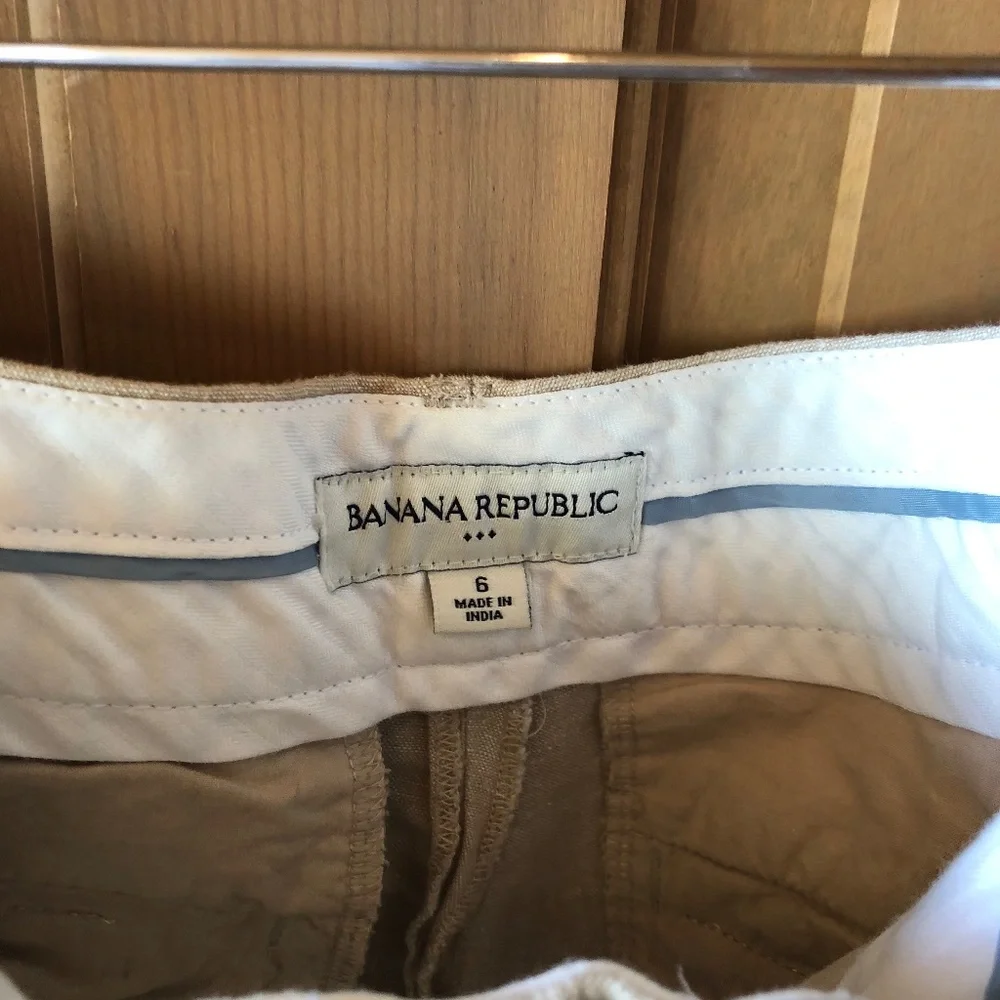 Banana‎ Republic Avery oatmeal Linen pants